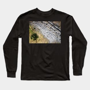 Tree and volcanic strata, Tower Hill Long Sleeve T-Shirt